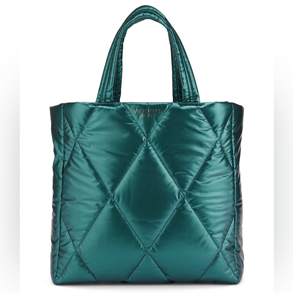 VS Quilted Puffer Tote NWT